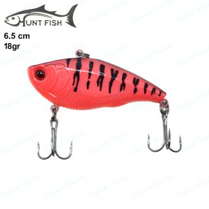 لور استخوانی هانت فیش Hunt Fish طرح یوزوری ۱۸ گرم ۷ سانت تایگر قرمز مشکی