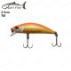 لور استخوانی هانت فیش Hunt Fish طرح قزلی ۵ گرم ۵.۵ سانت سینک طلایی